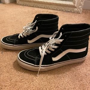 Black high top vans